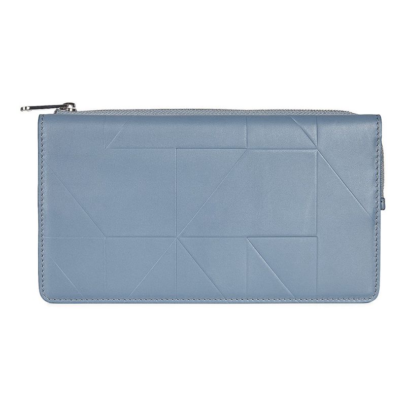 Women ECCO GEOMETRIK - Wallets Blue - India XFMJRG567